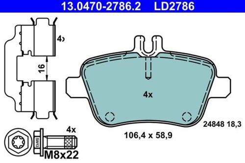 Disc ceramic brake - brake, pad