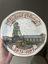 Ireland Colliery Plate 1874-1985 ~Collectable Mining Pit Plate ~Fine China 10.5”