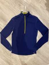 ISOBAA men’s Pure  Merino Quarter Zip Top Men’s Medium. The Ultimate Base layer