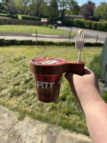 Pot noodle holder - noodle,