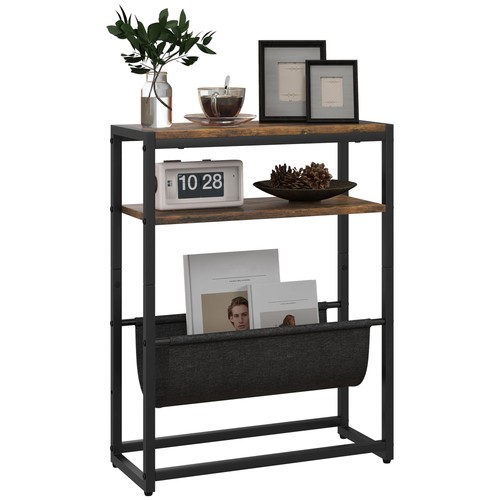 Homcom narrow side table - side, end
