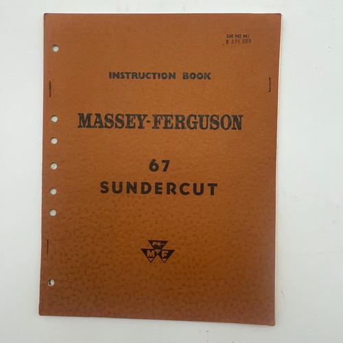 Massey ferguson sundercut - ferguson, 67