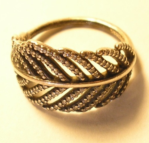 Sterling silver pandora ring - silver,