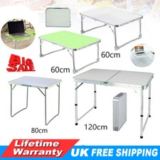 Aluminum Folding Portable Small Desk Outdoor Picnic Camping Table Laptop PC Desk