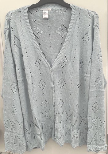 Damart pale blue sky - damart, cardigan