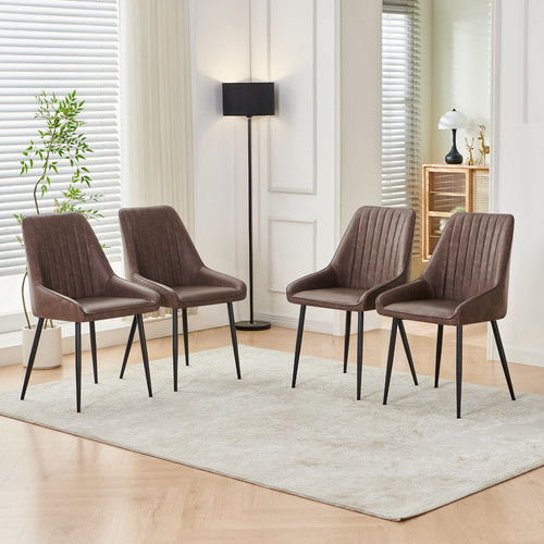 Pcs dining chairs faux - pcs,