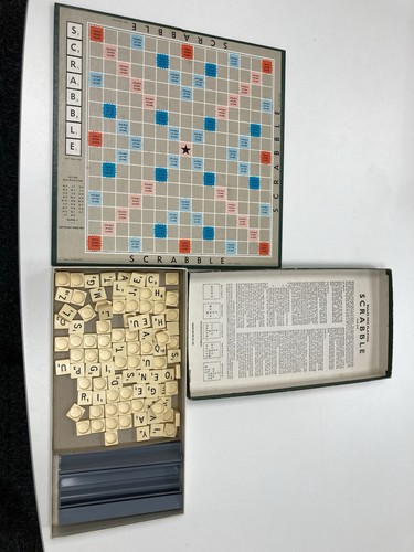 Vintage 1950s scrabble board - 1950s,