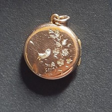 9ct Rose Gold Back & Front