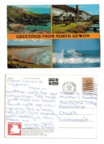 Vintage postcard greetings - vintage,