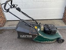 "Hayter Harrier 56" petrol lawn mower, variable speed, rear roller, grass box