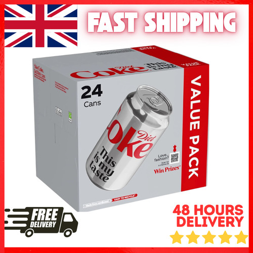Diet coke can cola - diet,