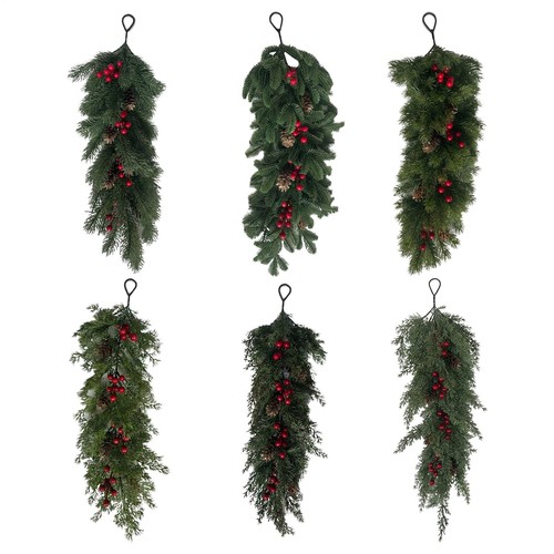 Christmas teardrop swag - christmas,