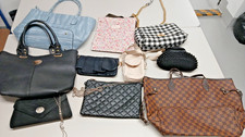 WOMEN'S BAG BUNDLE x 10 Various Colours sizes & Styles