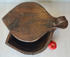 Large Antique Wooden Spice Box - Super Decorative Interior Design Piece