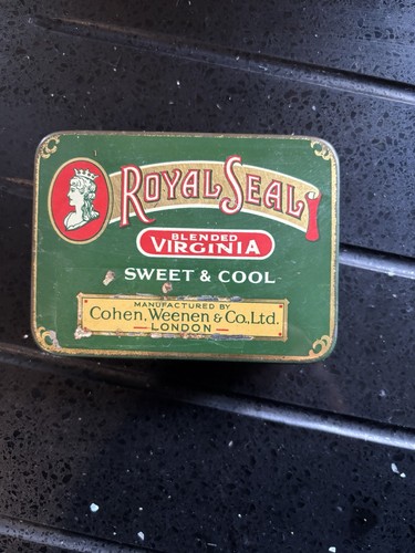 Vintage tobacco tin - vintage,