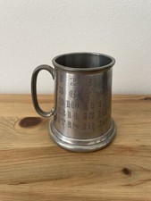 Vintage Child's Pewter Tankard