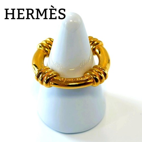 Hermes scarf ring bouee gold - scarf,