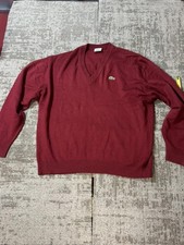 Lacoste Men's V-Neck Red