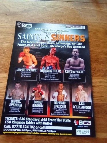 Boxing handbill - boxing,