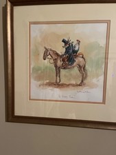 Jonathan Walker original painting   THE UNLIKELY PARSON .  SIZE: 10.5x 10.5” 