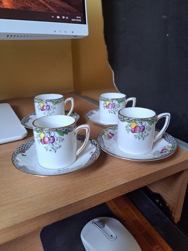 Grafton china coffee cans - 4,