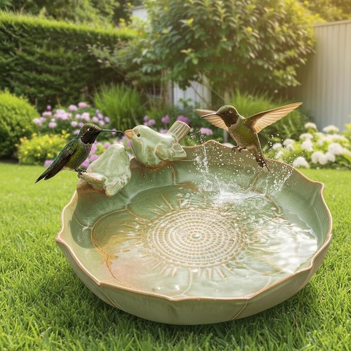 Cpwwsxpg ceramic bird bath - ceramic,