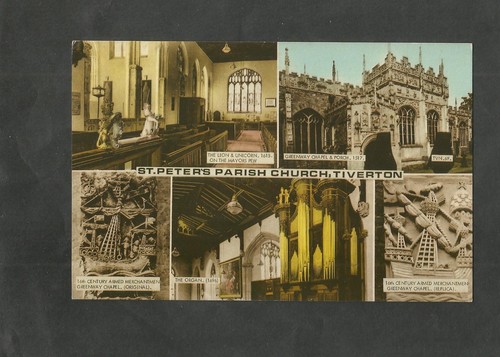 Postcard devon tiverton - devon,