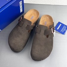Birkenstock Boston Mocha Suede