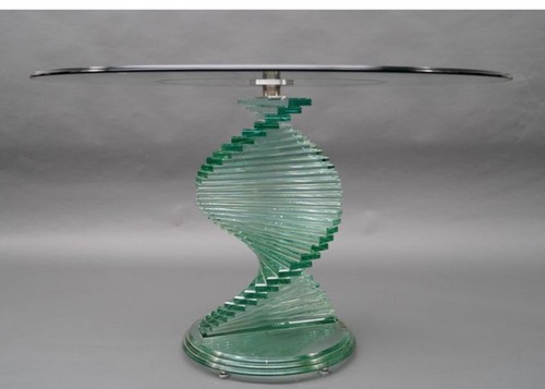 Helix spiral swivel glass - spiral, swivel"