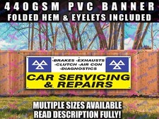 CAR SERVICING BANNER SIGN