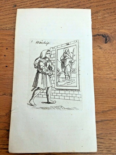 Original 1750 small woodcut - woodcut, by