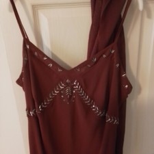 Party dress & scarf 16 chiffon