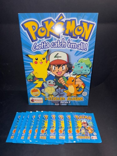 Pokemon merlin sticker album - pokemon,