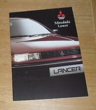 Mitsubishi Lancer Brochure 1991 - 1500 GLX & 1800 GTI 