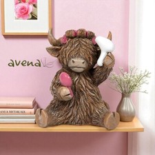 Highland Cow Hair Do With