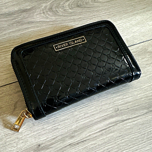 River island black patent - river,