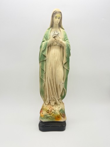 Vtg virgin mary chalkware - vtg,