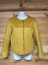 Zara Mustard Faux Suede Short