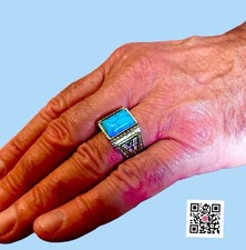 Men’s Ring Size 13 Blue