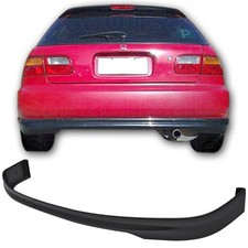[SASA] Fit for 92-95 Honda Civic 3dr Hatch Bumper Only TR PU Rear Lip Diffuser