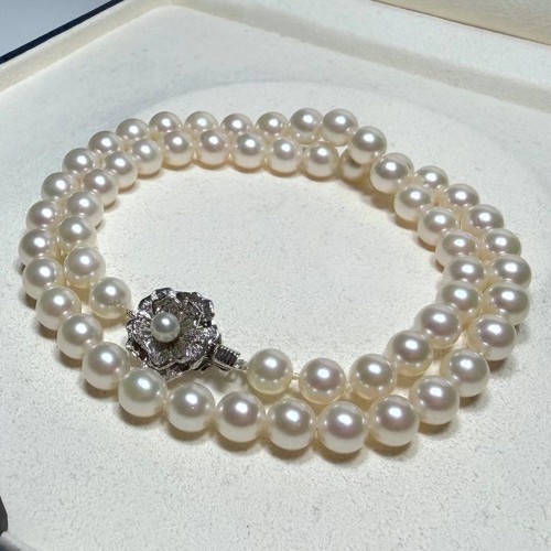 Strong luster akoya pearl - akoya,
