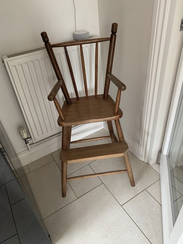 Antique style high chair - style,