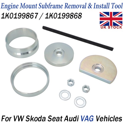 Engine mount subframe - engine, removal