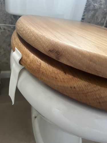 Toilet seat bowl stabiliser - bowl,