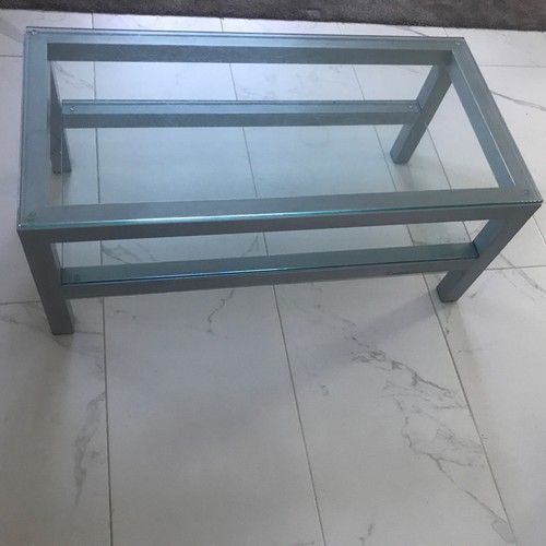 Large coffee table chrome - large,