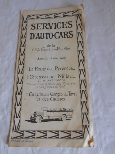 Vintage travel brochure midi - brochure,