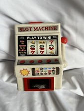 Vintage slot machine money box ceramic retro rare collectable arcade