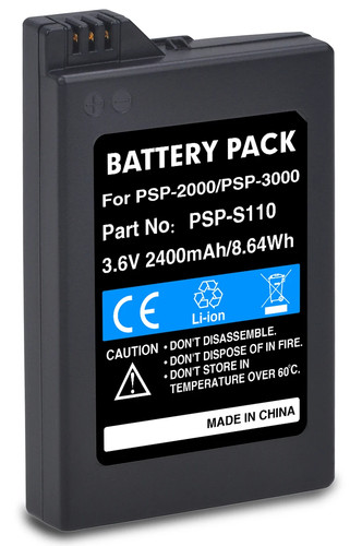 Psp s110 battery pack for - battery, sony