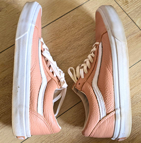 Vans old skool pink white - old,