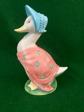JEMIMA PUDDLE DUCK MONEY BOX ~ BEATRIX POTTER / ENESCO / BORDER FINE ARTS 1998